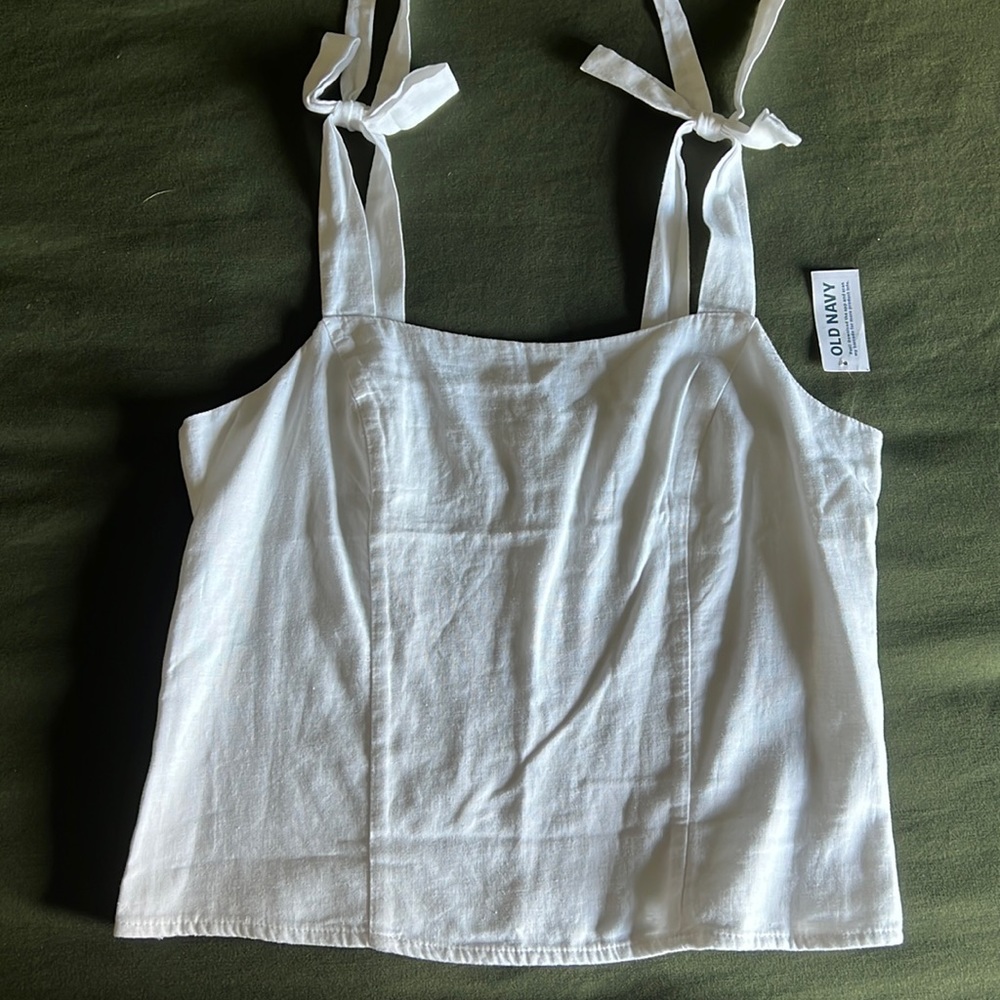 Tie Shoulder Tank Top